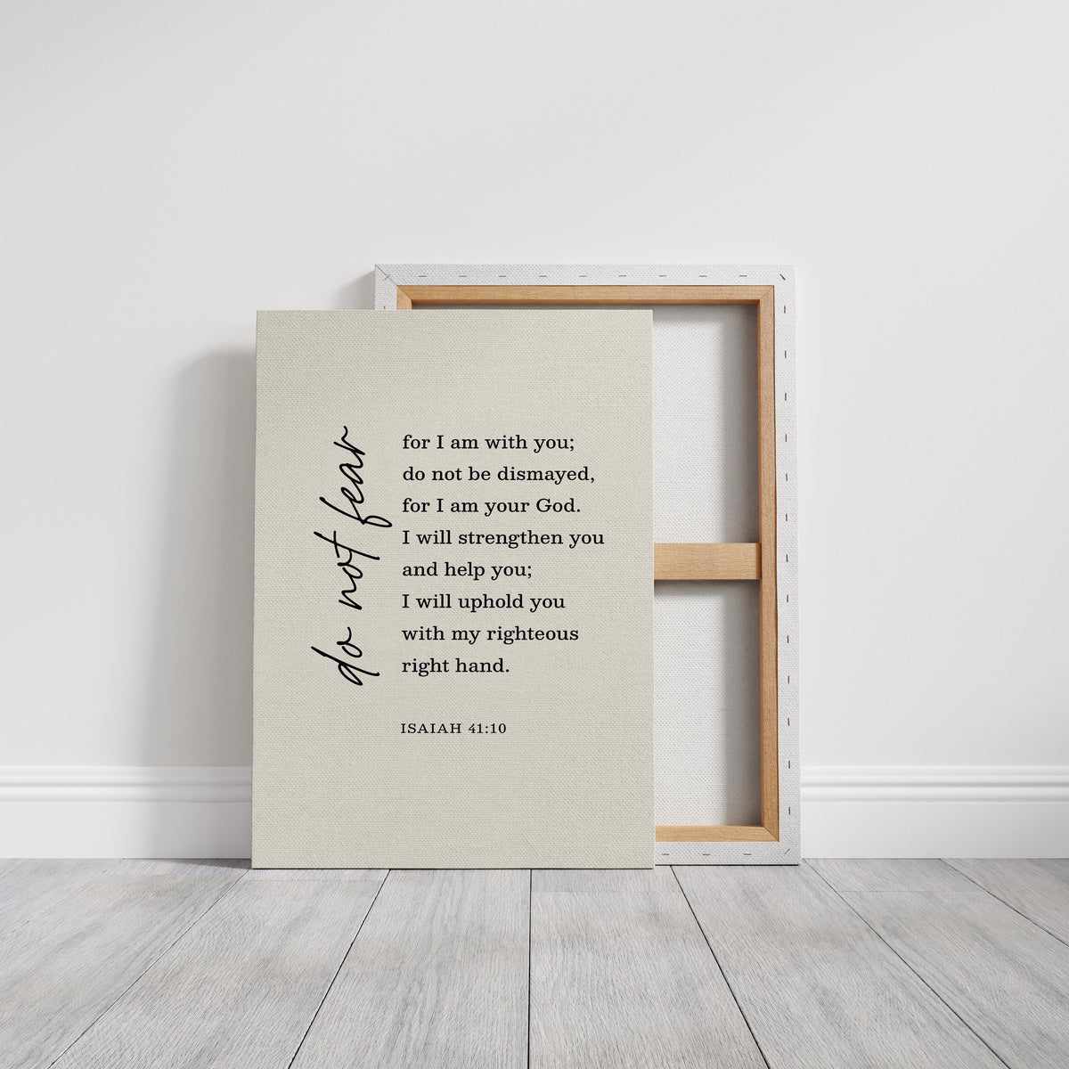 Do Not Fear Isaiah 41 Bible Verse Print