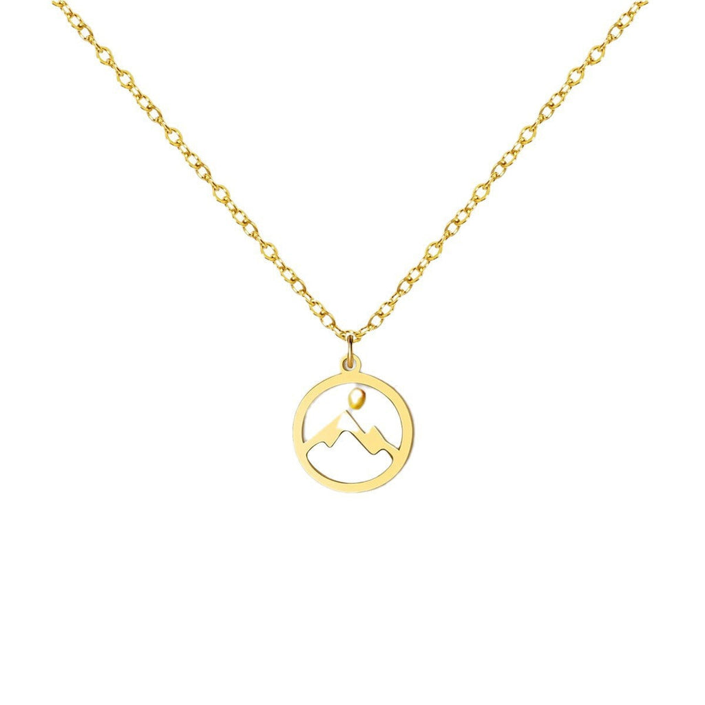 Women's & Men's Stainless Steel Mustard Seed Fashion Female Niche Vegetable Necklace