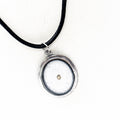Mustard Seed Necklace On Black Leather Cord, Matthew 17 20, Faith Jewelry, Mustard Seed Necklace, Mustard Seed Jewelry, Christian Jewelry